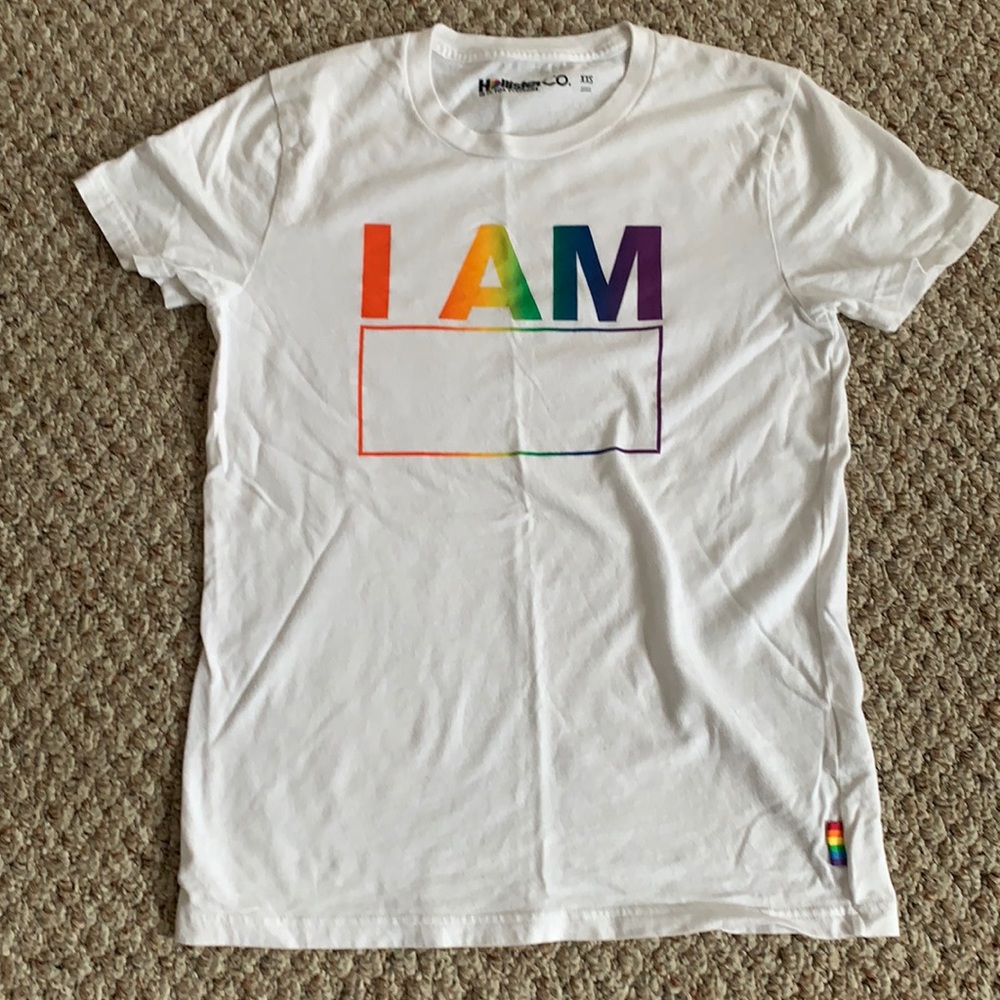 Hollister pride month t-shirt